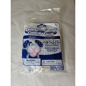 Lowe’s Build And Grow Pet Leash Hanger Kids Crafts Wood Project New